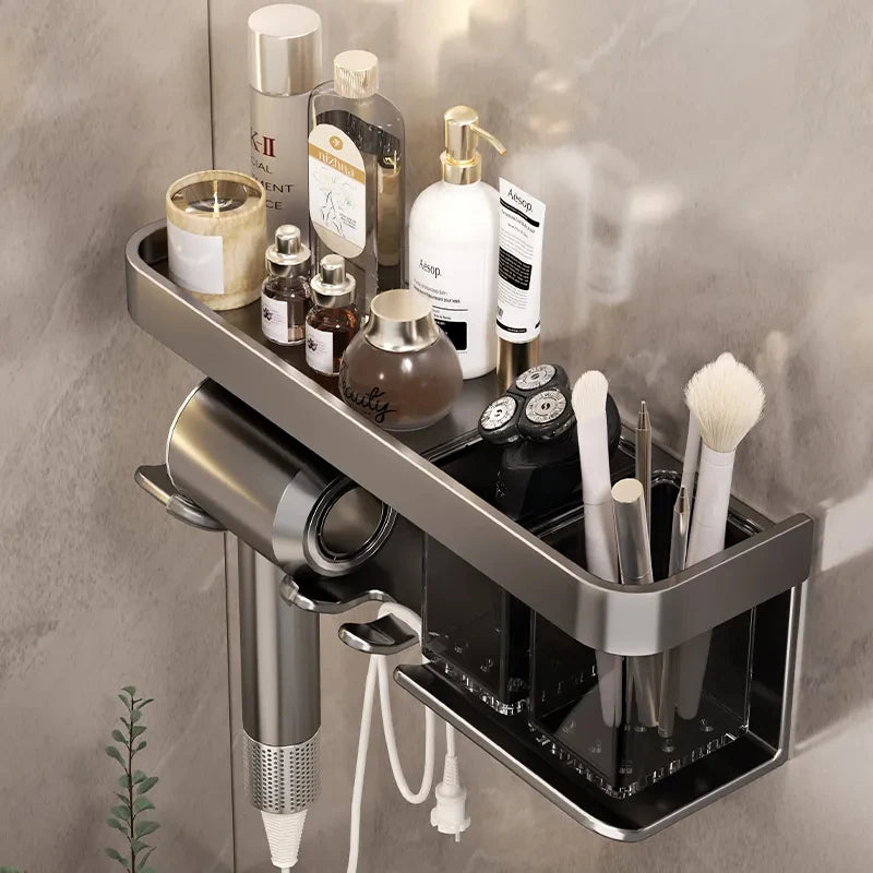 Bathroom Storage and Hair Dryer Organizer
