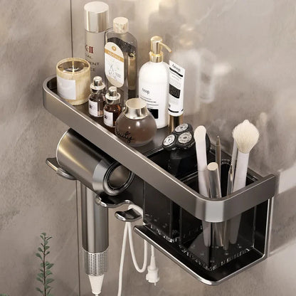 Bathroom Storage and Hair Dryer Organizer