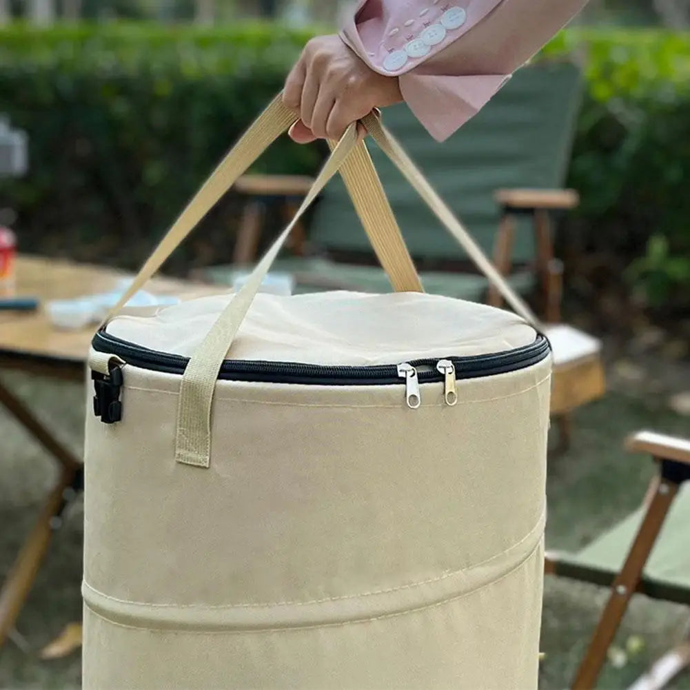 Outdoor Trash Can -Portable, Foldable-