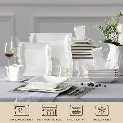 White Porcelain Dinner Sets