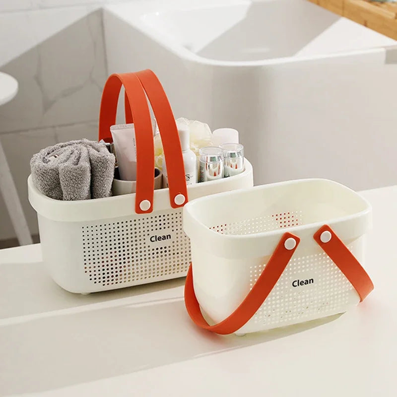 Portable Shower Basket with Handle