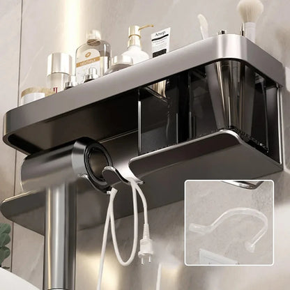 Bathroom Storage and Hair Dryer Organizer
