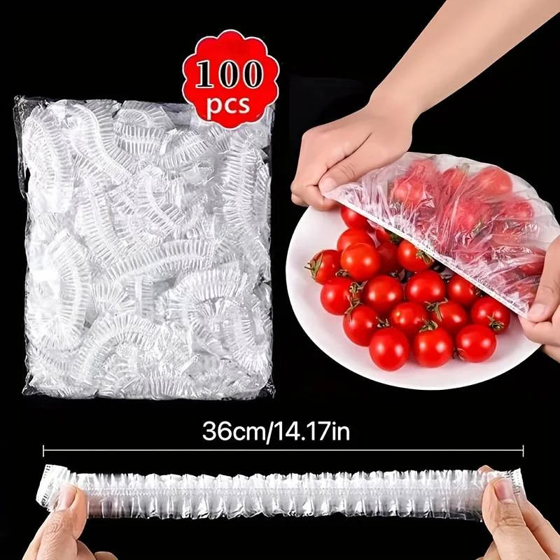 Elastic Silicone Food Wrap Covers