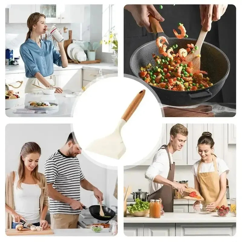 Multi-Purpose Silicone Cooking Spatula