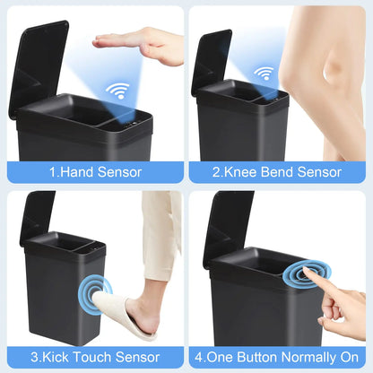 Touchless Motion Sensor Trash Can