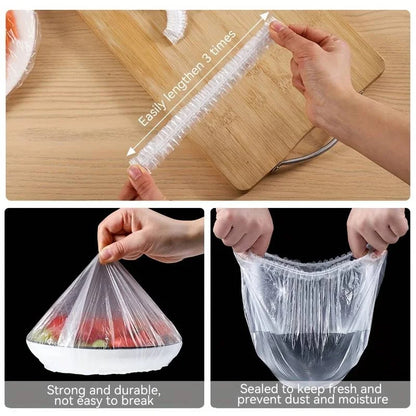 Elastic Silicone Food Wrap Covers