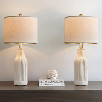 Modern Ceramic Table Lamp Set of 2