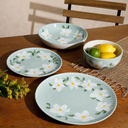 Hand Painted Stoneware Dinner Sets 16Pcs