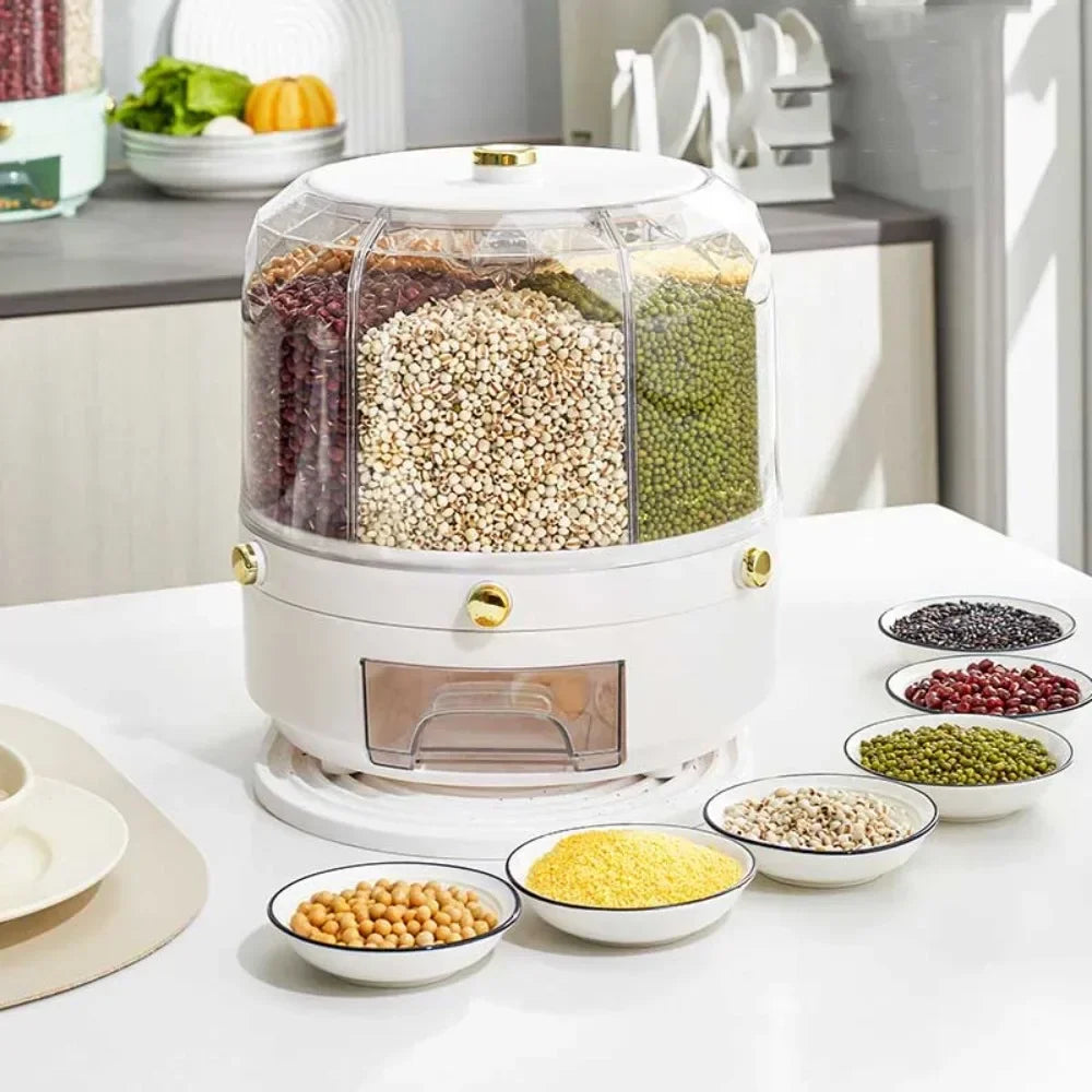 Kitchen Food Storage 360 Degree Rotating