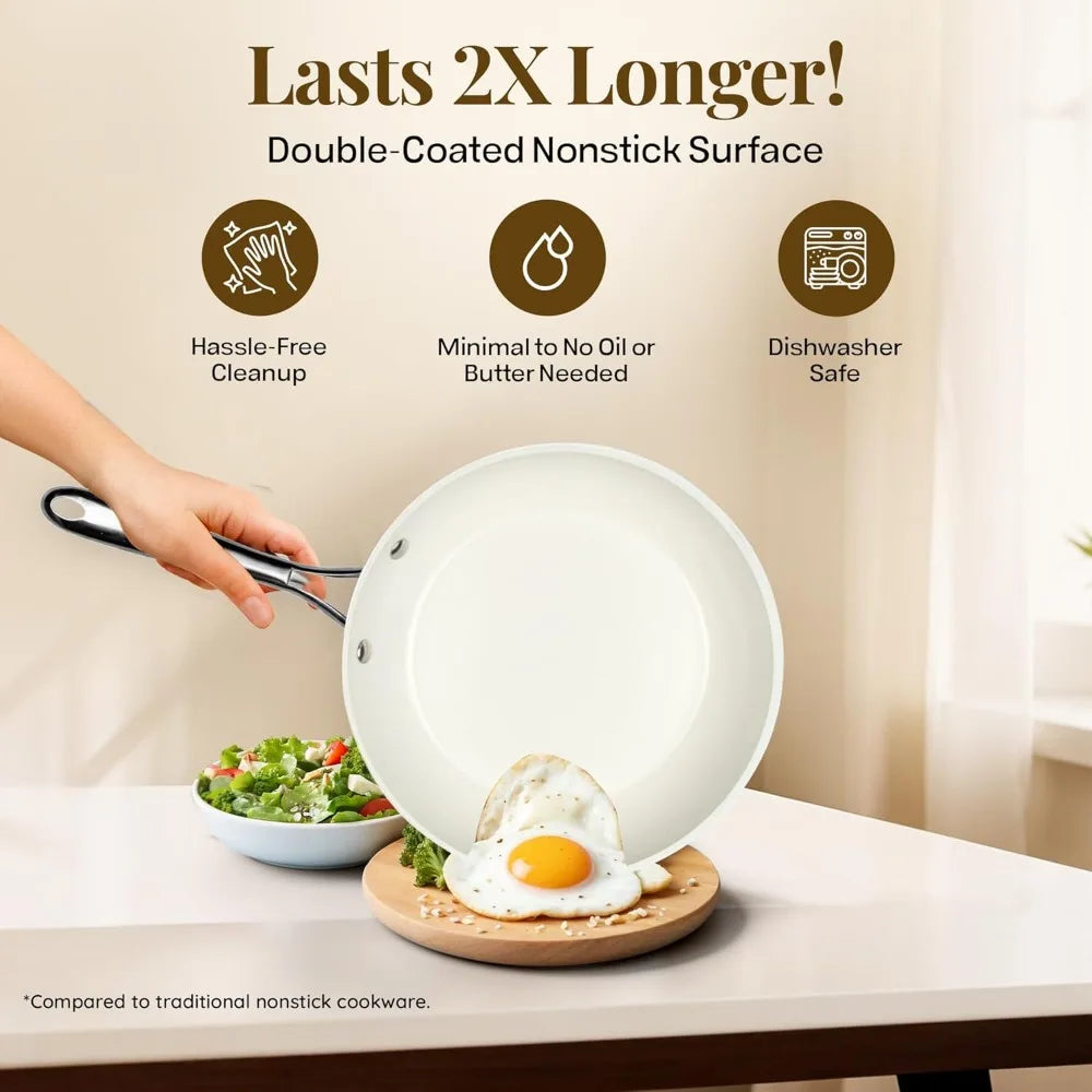 15 Pc Ceramic Set Non Stick