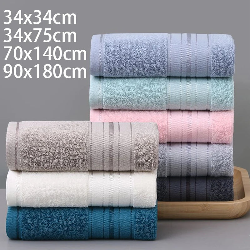 Pure Cotton Bath Towels