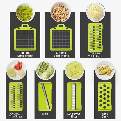 Multifunctional Vegetable Chopper Slicer