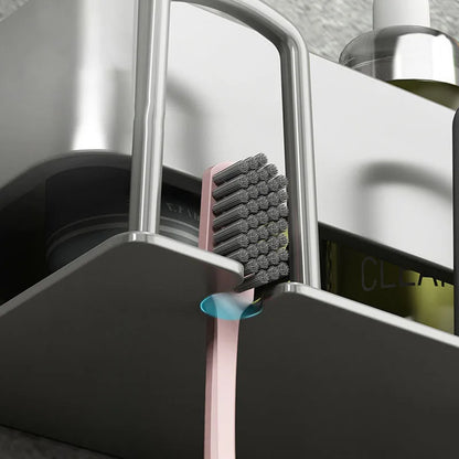 Wall-Mounted Toothbrush Holder & Bathroom Organizer