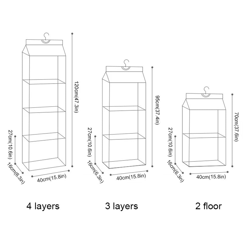 Wardrobe Hanging Storage Organizer