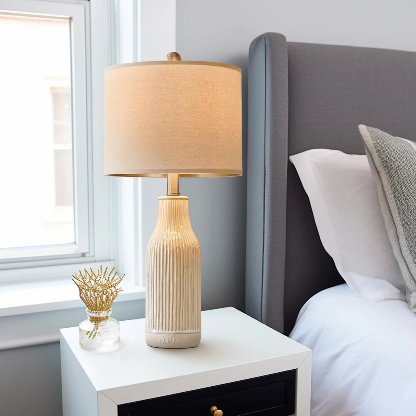 Modern Ceramic Table Lamp Set of 2