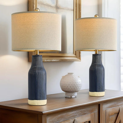 Modern Ceramic Table Lamp Set of 2
