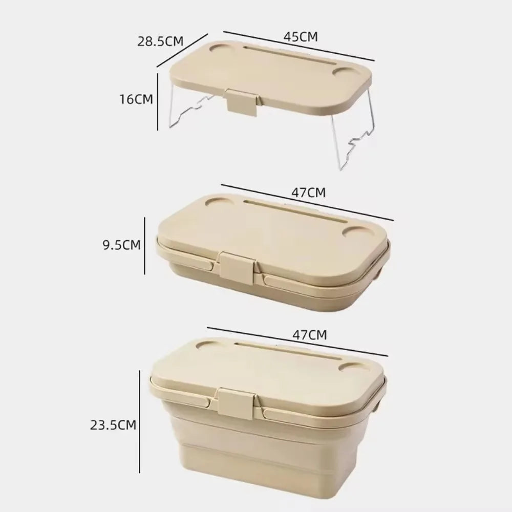 Outdoor Foldable Picnic Basket
