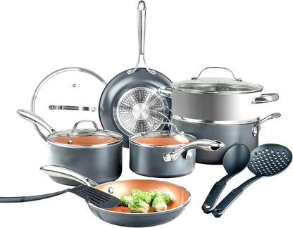 15 Pc Ceramic Set Non Stick
