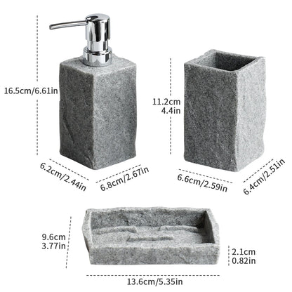 Bathroom Accessories Set 4pcs