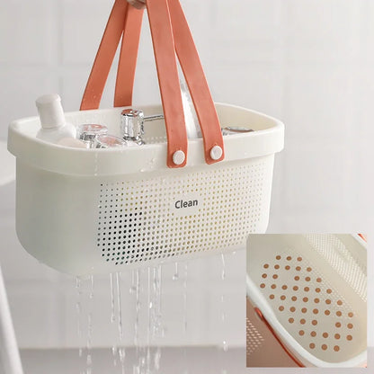 Portable Shower Basket with Handle