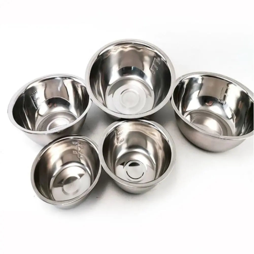 Stainless Steel Mixing Bowls Set 5Pcs