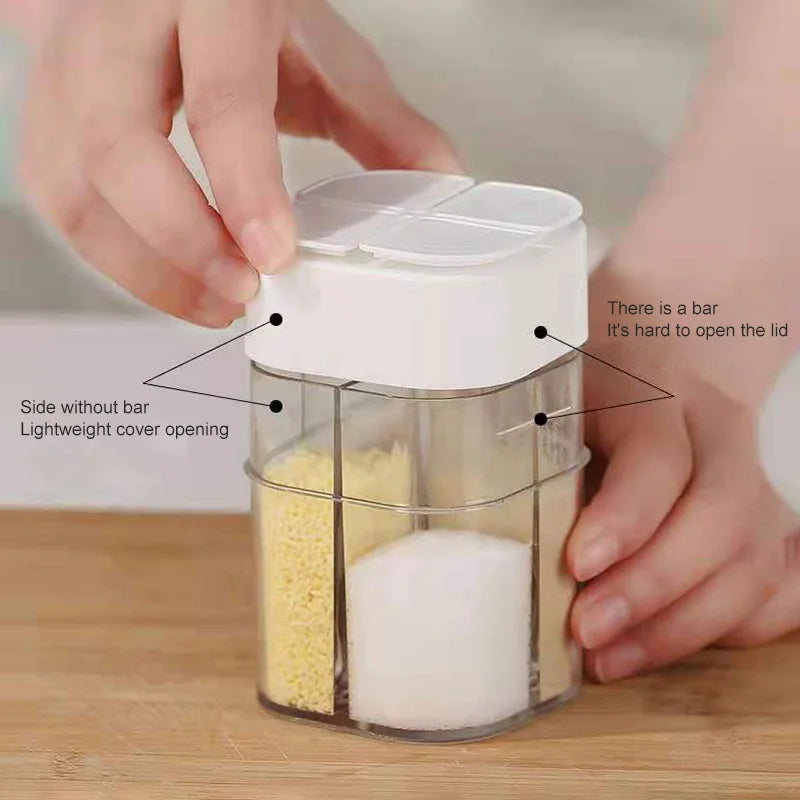 Outdoor Cooking Seasoning Jar 4 in 1