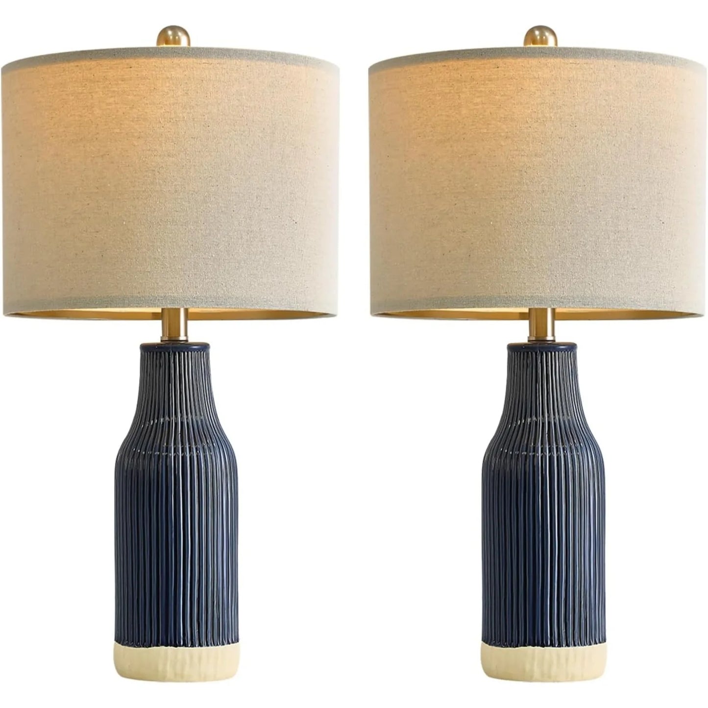 Modern Ceramic Table Lamp Set of 2