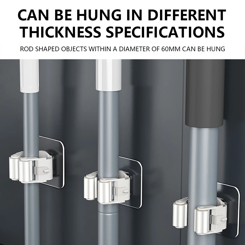 Self-Adhesive Wall Mop Holder