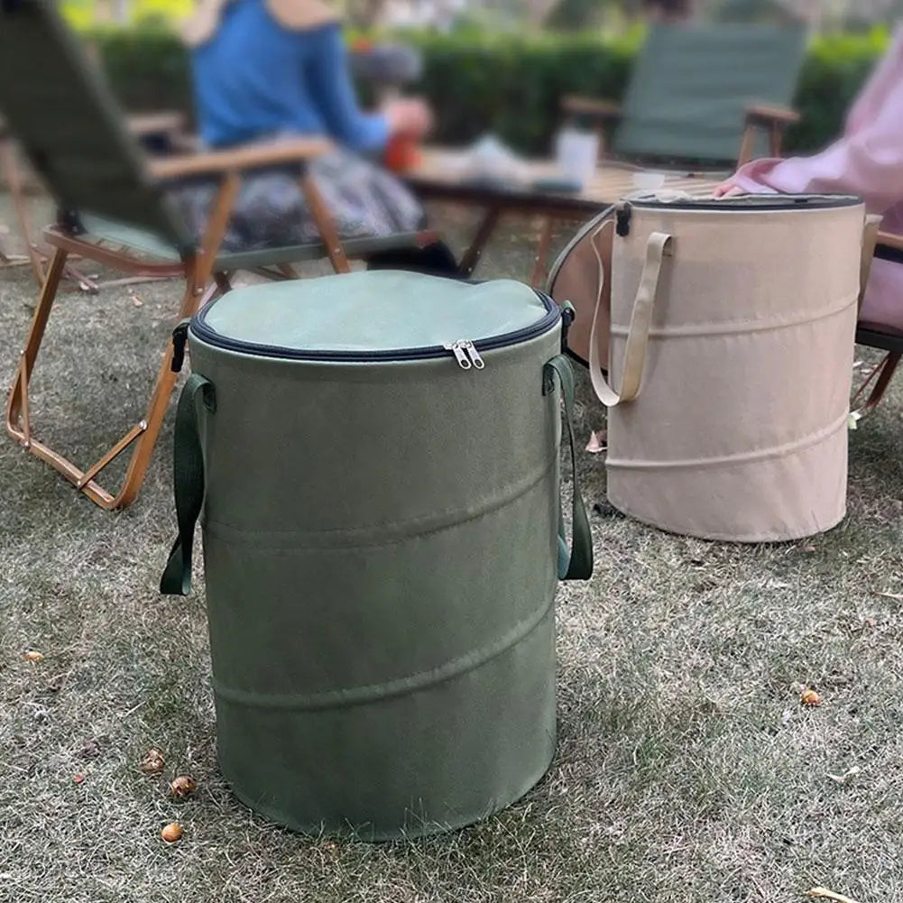 Outdoor Trash Can -Portable, Foldable-