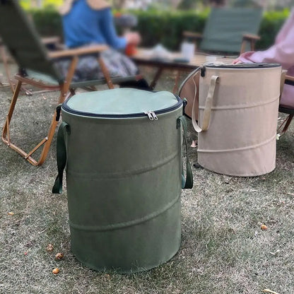 Outdoor Trash Can -Portable, Foldable-