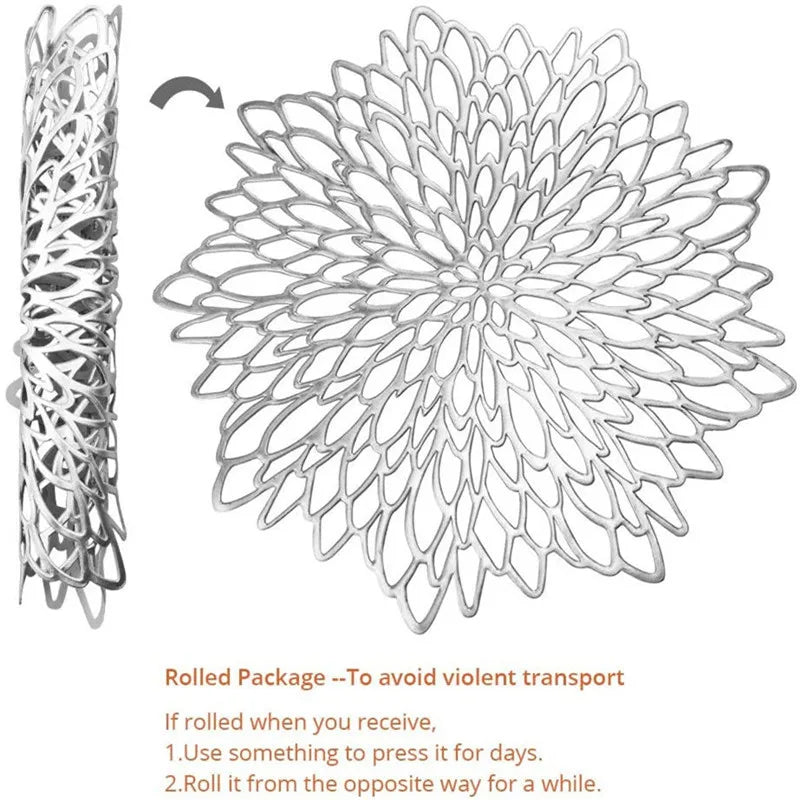 PVC Flower Placemat