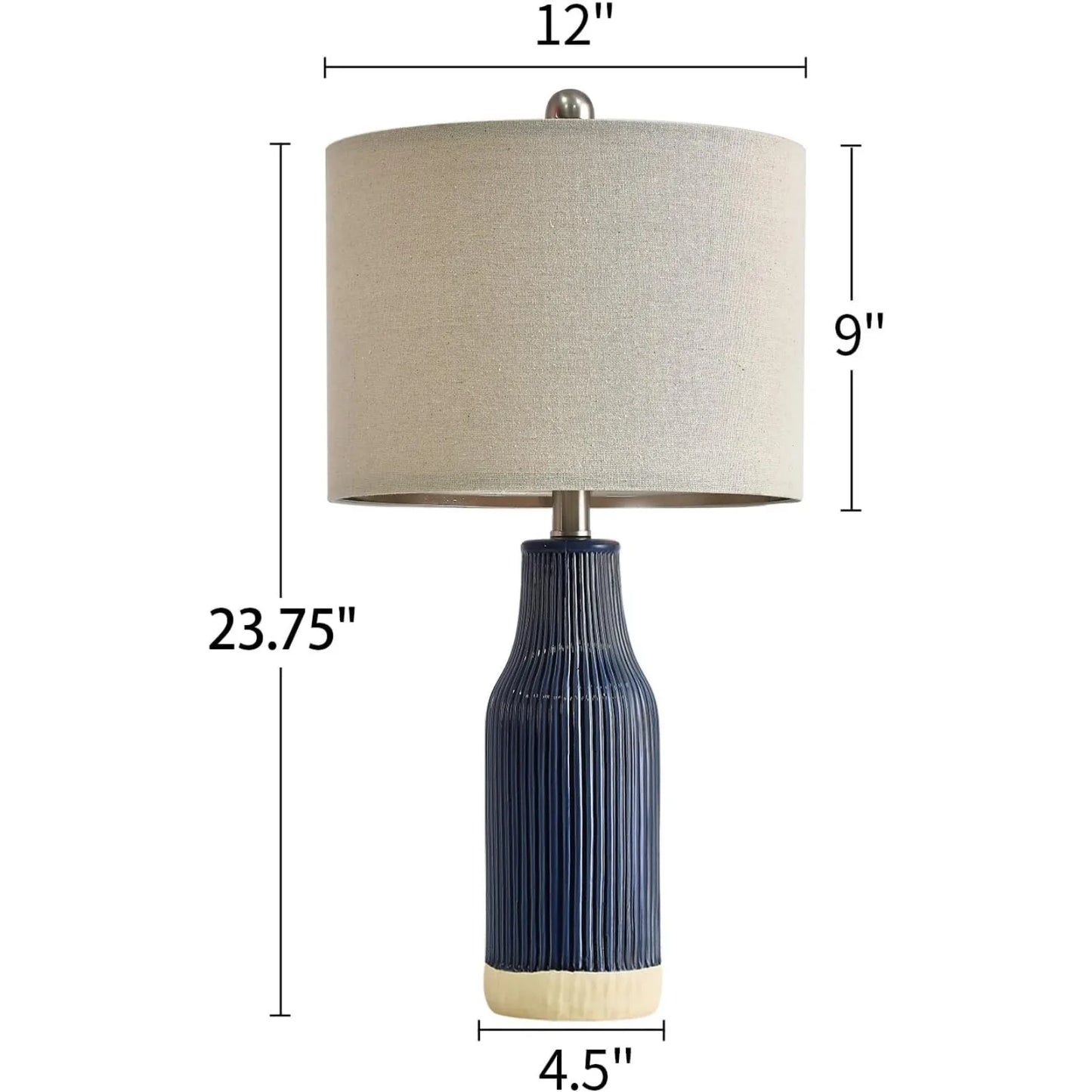 Modern Ceramic Table Lamp Set of 2