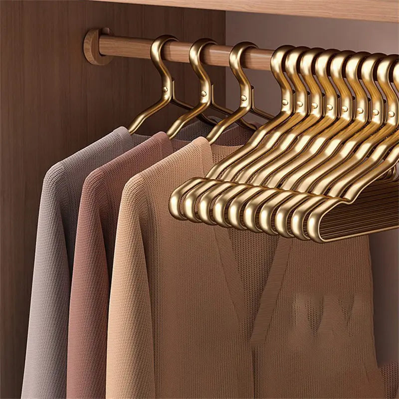 Aluminum Alloy High-end Durable Clothes Hanger 5pcs