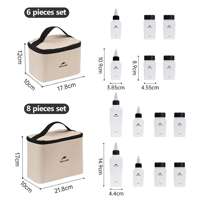 Portable Seasoning Jar Set - Camping & BBQ