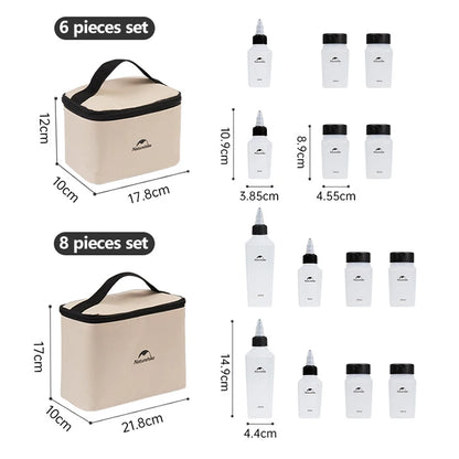 Portable Seasoning Jar Set - Camping & BBQ