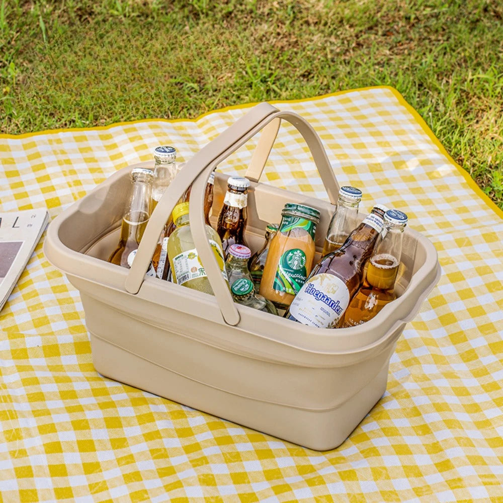 Outdoor Foldable Picnic Basket