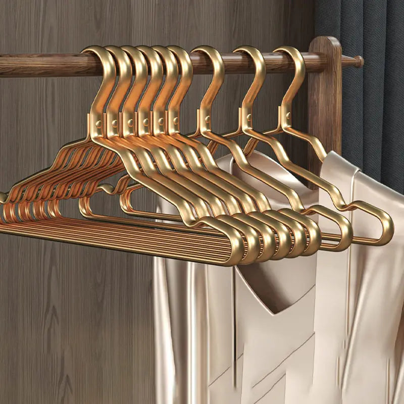 Aluminum Alloy High-end Durable Clothes Hanger 5pcs