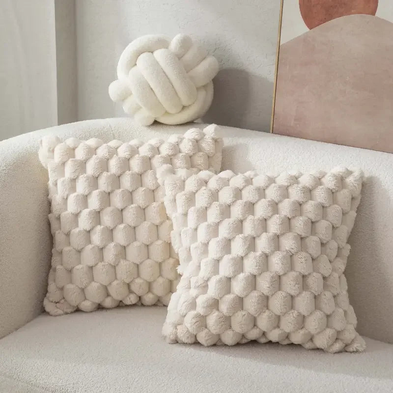 3D Soft Plush Pillow Covers