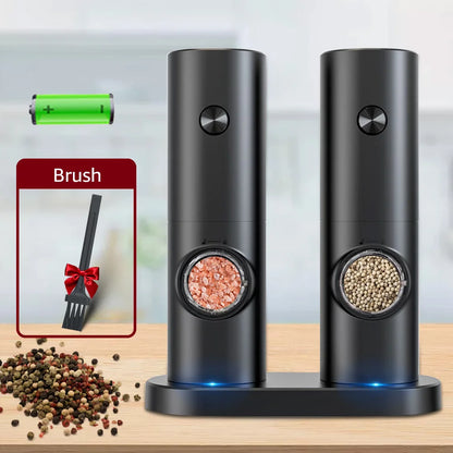 Electric Salt & Pepper Grinder Set