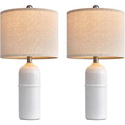 Modern Ceramic Table Lamp Set of 2