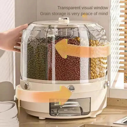 Kitchen Food Storage 360 Degree Rotating